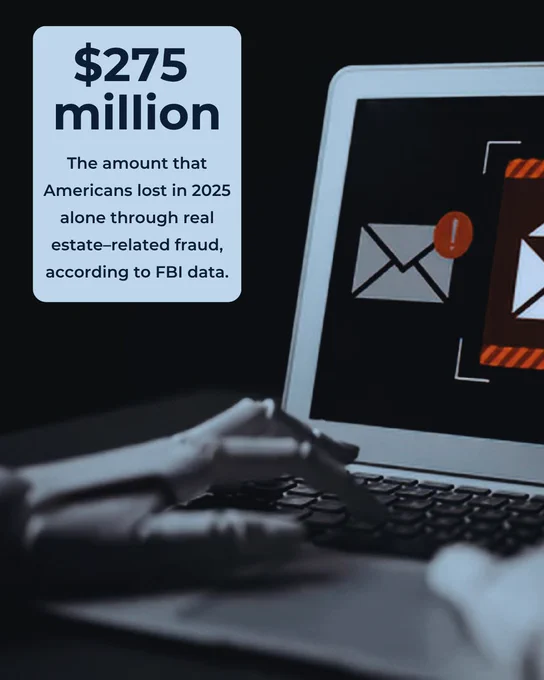 Real estate scams are on the rise, with $275M lost to fraud last year. Learn how to protect yourself and your clients from evolving cyber threats.