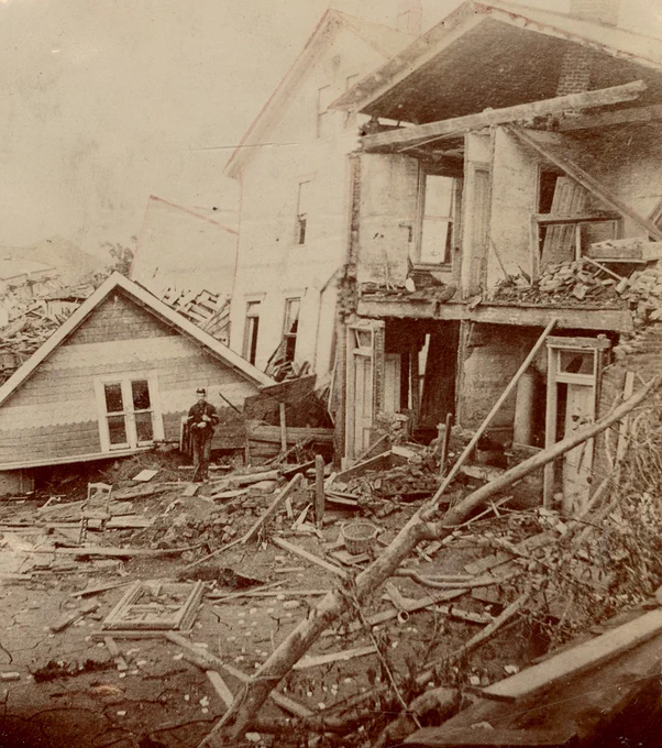 The State #Archives preserves these images, showing some of the damage in the aftermath of the Great Johnstown Flood.
