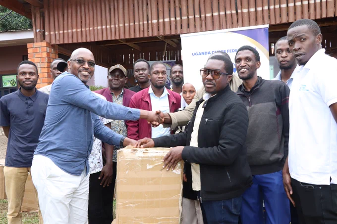 Eastern Uganda Region Chess Association (EURCA) receives 50 chess boards from President Andrew Bakiza
