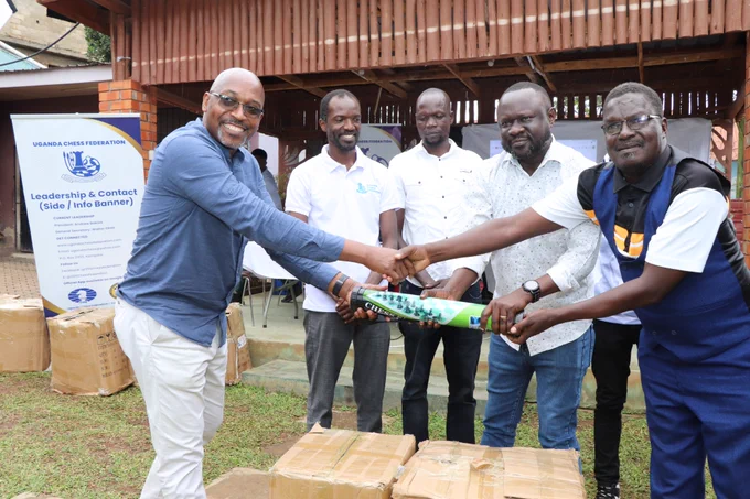 Northern Uganda Regional Chess Association (NURCA) receives 50 chess boards from President Andrew Bakiza
