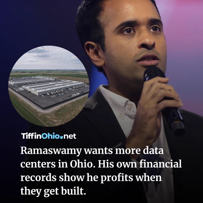 Ramaswamy holds investments across every tier of Ohio's data center sector, report finds