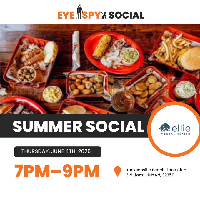 Eye Spy Social - June 4th 7pm - 9pm Jax Beach Lions Club