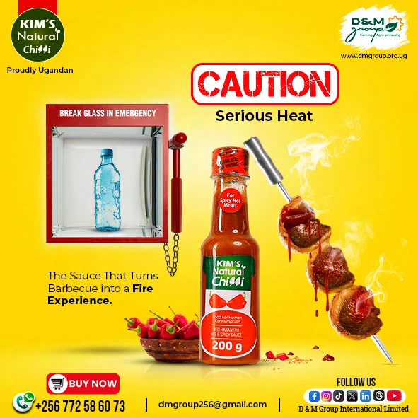 KIM's Natural Chilli Sauce is made from Red fresh Habanero Peppers and it is an extremely hot sauce.its a product of D&m Group International Limited