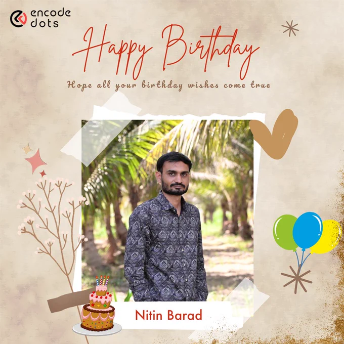 Happy Birthday Nitin