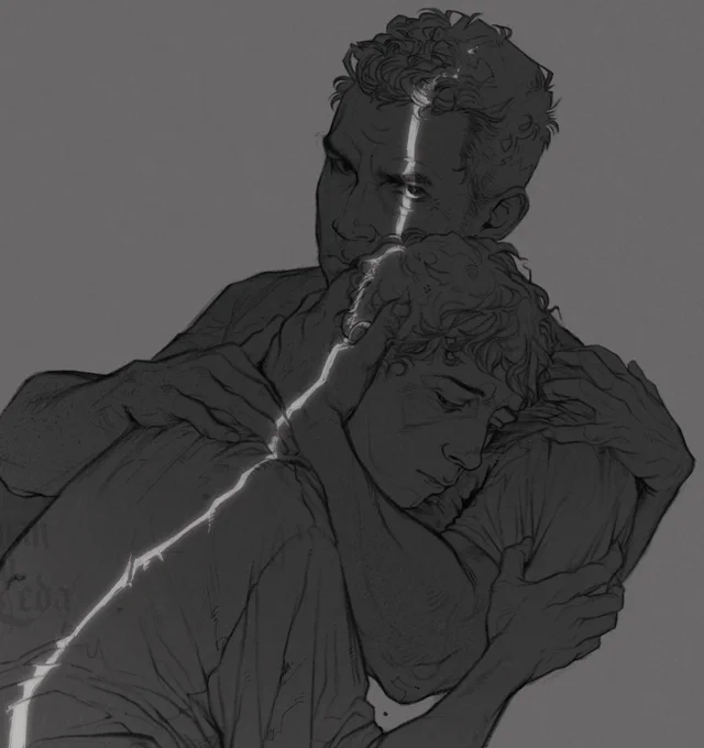 A closer crop showcasing their faces and hands.