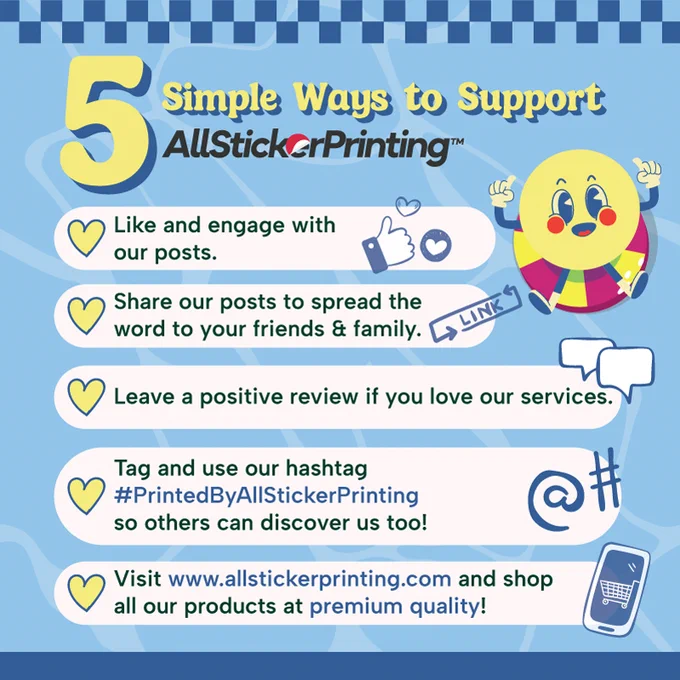 5 Simple Ways to Support AllStickerPrinting