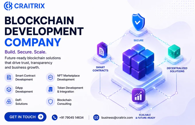 Blockchain Development Company - Craitrix