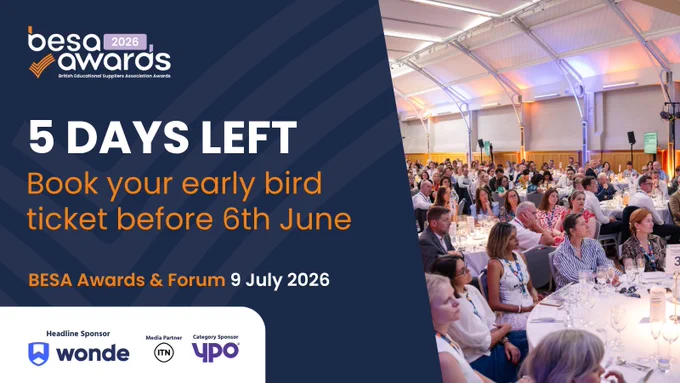 Photo of the event and text saying there are 5 days left to book your early bird ticket