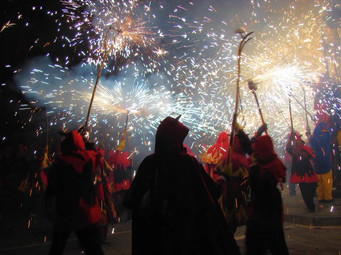 In Catalonia, the Nit de Sant Joan delivers a spectacular fireworks display in all major festivities throughout the region