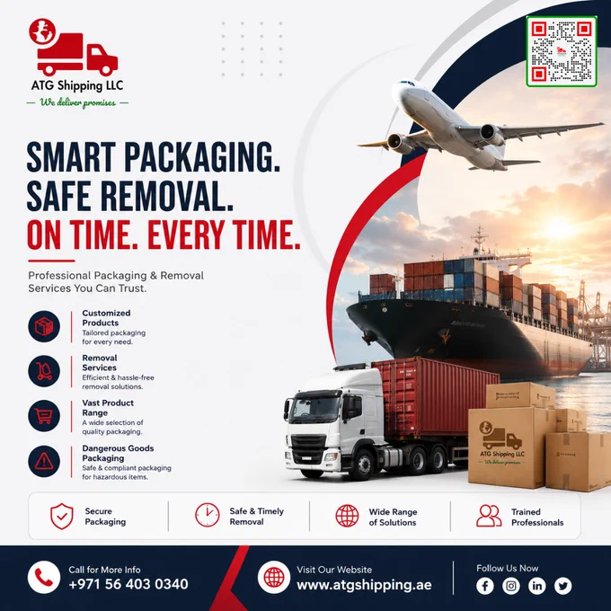 ATG Shipping LLC provides packaging and removal solutions