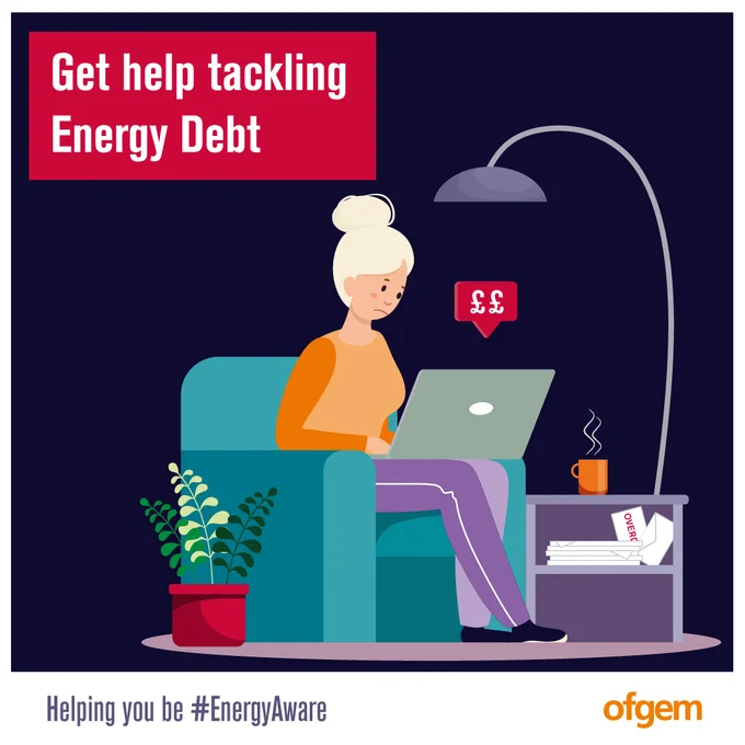 HEADLINE: Get help tackling energy debt