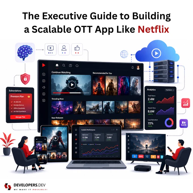 Want to launch the next big streaming platform?

Our executive guide explains how to build a Netflix-like OTT app, solve scalability issues, and deliver exceptional user experiences.

https://www.developers.dev/tech-talk/how-to-develop-an-app-like-netflix.html

#NetflixLikeApp #OTTPlatform #StreamingApp #SoftwareDevelopment #DevelopersDev