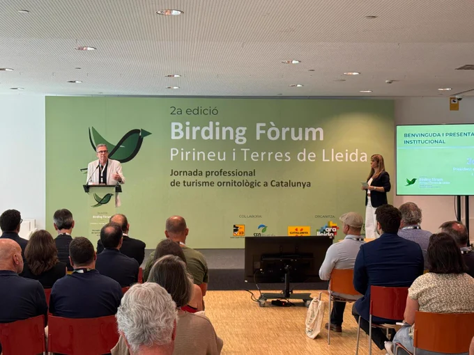 El segon Birding Fòrum reuneix a un centenar de professionals i referma l’aposta de Lleida pel turisme ornitològic.