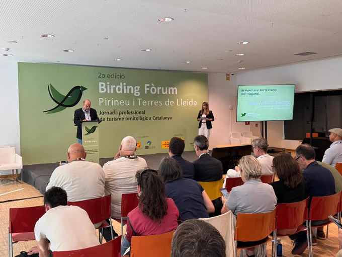 El segon Birding Fòrum reuneix a un centenar de professionals i referma l’aposta de Lleida pel turisme ornitològic.