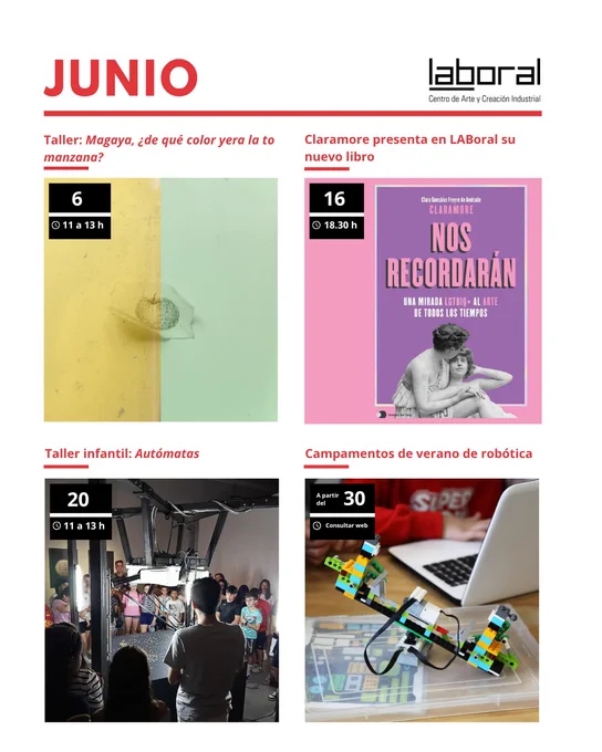 Actividades del mes de junio en LABoral Centro de Arte