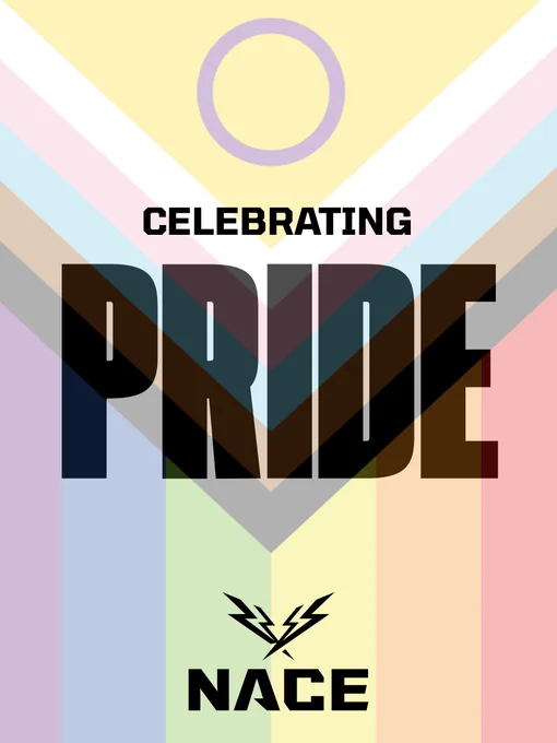 A graphic from NACE celebrating Pride Month