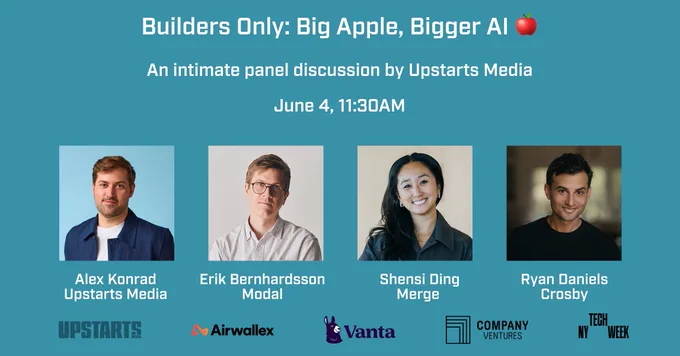 Upstarts June 4 panel