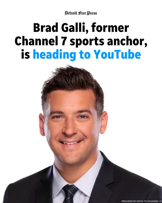 Brad Galli. Photo provided by WXYZ-TV (Channel 7)