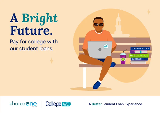 college ave a bright future graphic
