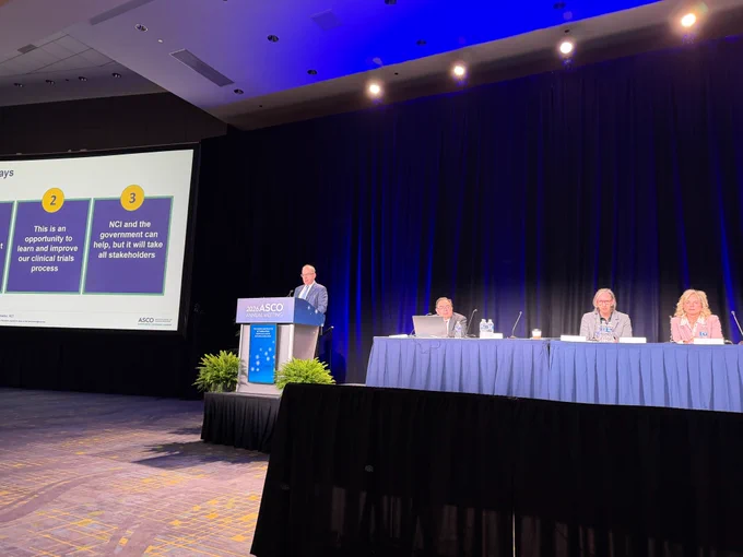 NCI Director Dr. Letai participates in an ASCO26 panel discussion around clinical trial activation means faster access to innovation. 