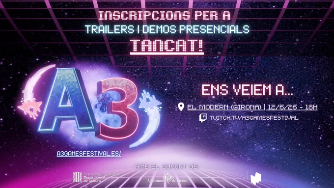 Imatge mostrant que s'han tancat les inscripcions.