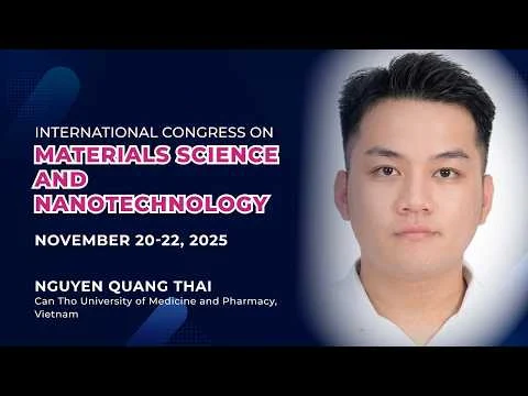 #MNano2026 #MaterialsScience #Nanotechnology #SilverNanoparticles #ChitosanFilms #Nanocomposites #BiomedicalMaterials #AntibacterialMaterials #AcneResearch #Nanomedicine #MedicalResearch #Biomaterials #DrugResistantBacteria #ResearchConference #MaterialsEngineering #SingaporeConference #ScientificResearch #AdvancedMaterials #HealthcareInnovation #NanoResearch