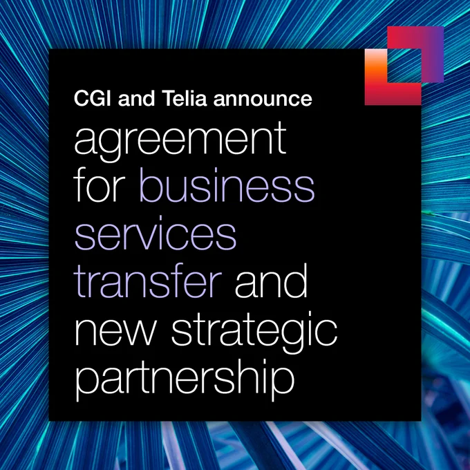 We have signed an agreement with technology company Telia for a business transaction as well as a strategic partnership. 