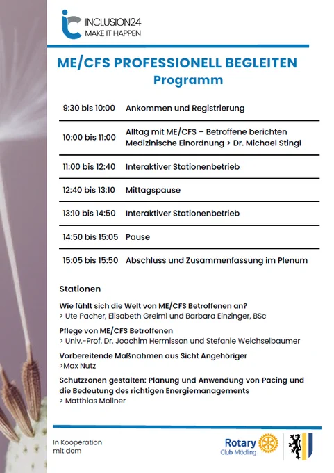 Programm, online: https://inclusion24.com/mecfs/