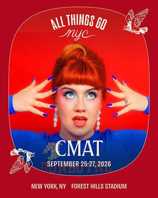 An absolute icon of country pop drama is heading over. The brilliant CMAT is bringing her spectacular live show to All Things Go New York 2026. This performance is guaranteed to be a total standout highlight of the weekend. Grab tickets now before they sell out completely.