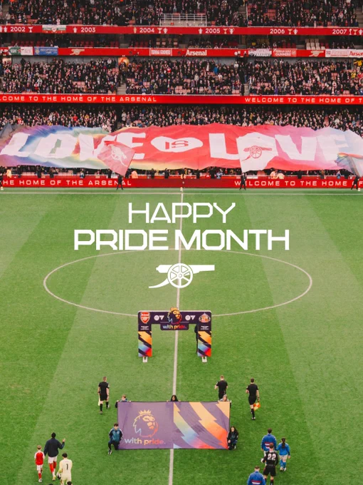 A photo which says 'Happy Pride Month'.