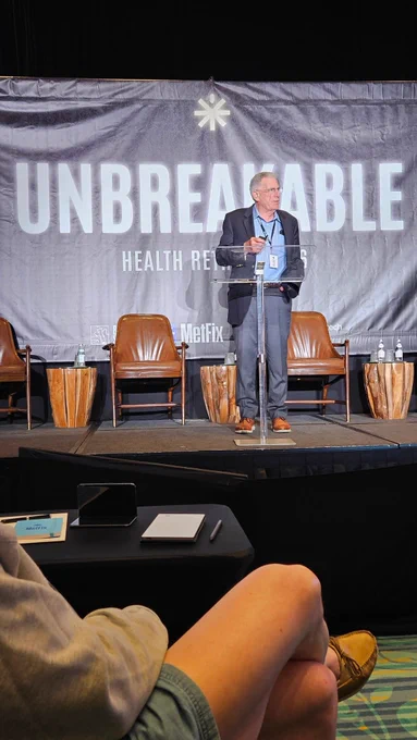Professor Thomas Seyfried at the Unbreakable Health Retreat.