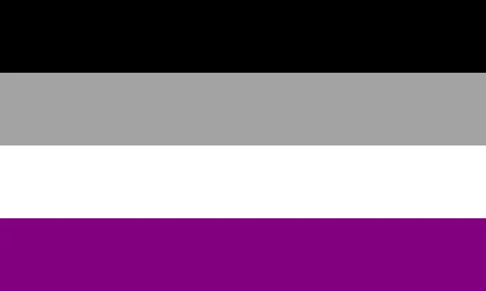 The asexual flag.