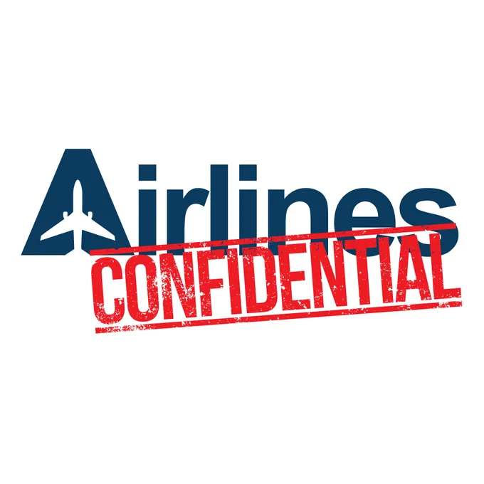 Logo featuring the text "Airlines" with a stylized airplane forming the letter "A," and "CONFIDENTIAL" stamped in bold red letters across it.