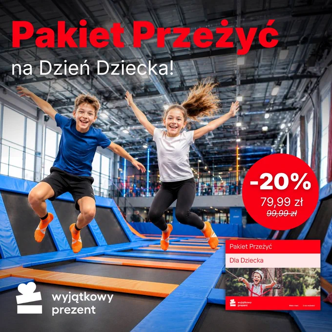 Pakiet Przeżyć dla Dzieci -20% w muve.pl