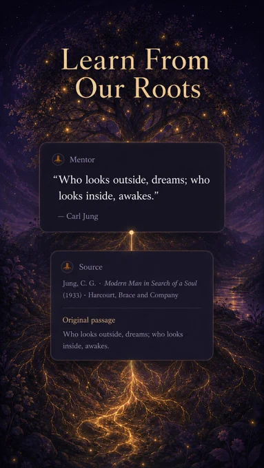 Life Note AI Journal — Learn From Our Roots UI