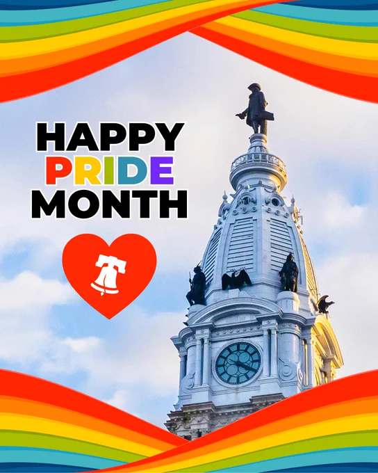 Happy Pride Month from the City of Philadelphia.