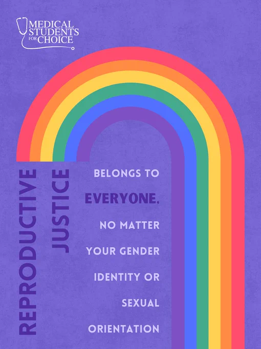 Reproductive justice belongs to everyone, no matter your gender identity or sexual orientation.