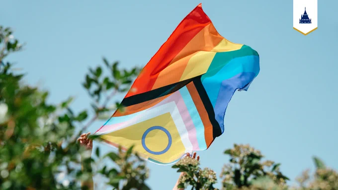 Pride flag.