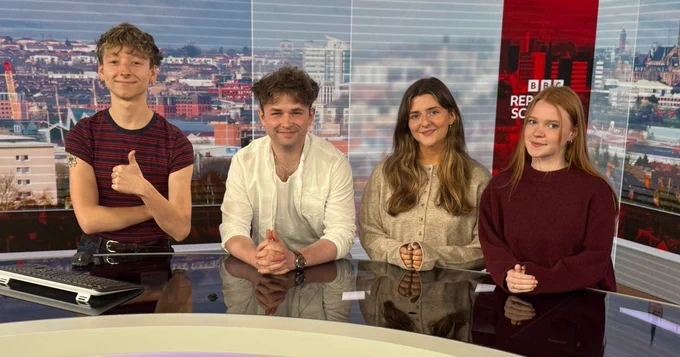 (l-r) Robbie McAvenue, Logan Killiard, Keeva Miller, Ava-Lei O’Hagan