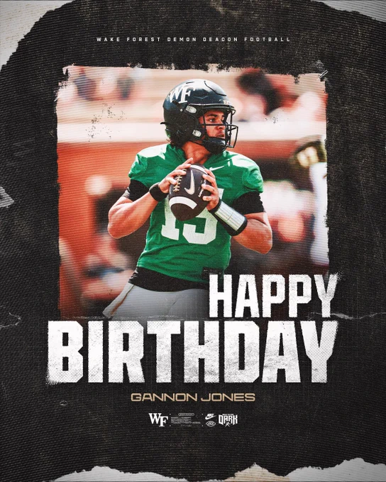 Happy birthday Gannon Jones