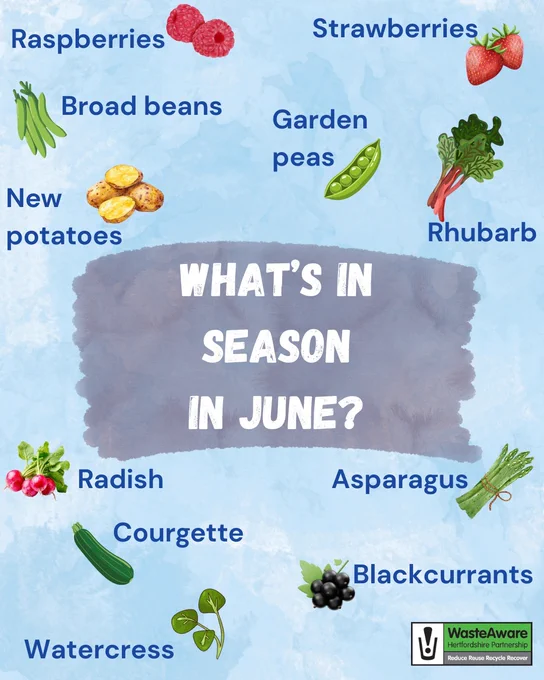 What's in season in June?