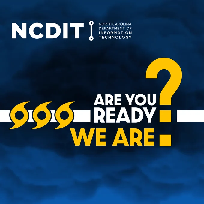 graphic that reads "Are you ready? We are."