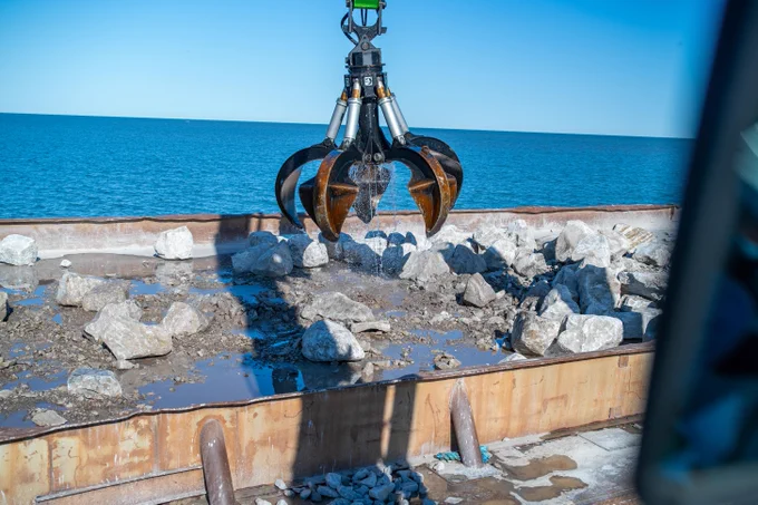 Lorain West Breakwater Repair