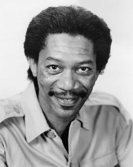 Morgan Freeman headshot. 