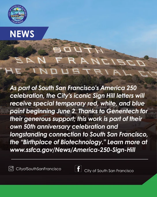 South San Francisco's Sign Hill