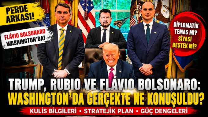 Trump, Rubio ve Flávio Bolsonaro Washington'da ne görüştü? Diplomasi mi, siyasi destek mi, yoksa daha büyük bir plan mı? Perde arkası burada!
https://youtu.be/M0bIHYvTEDI
