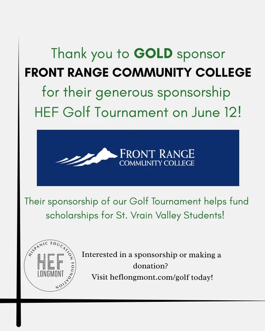 Graphic thanking Front Range Community College for their gold-level sponsorship 