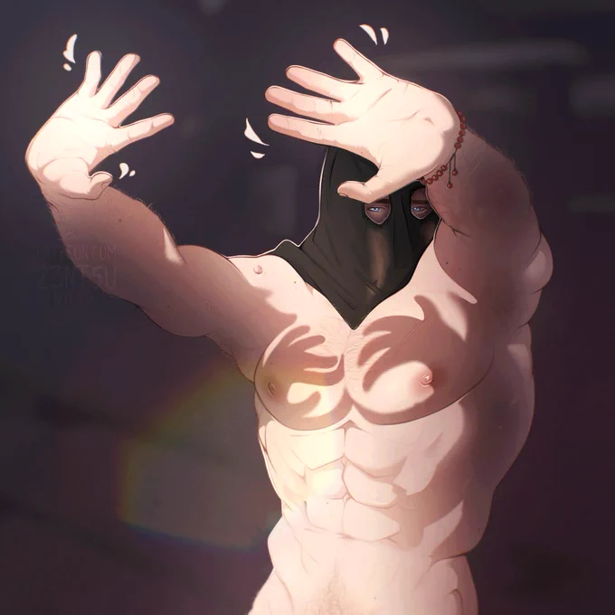 ✨ You can see the full, much braver version with his actual face revealed on my Patreon!💙