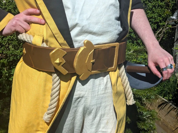 A physical recreation of a very chunky belt from the game Sea of Thieves.
