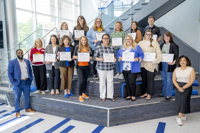 Group photo of the 2026 National Career Development Association (NCDA) Facilitating Career Development Higher Education Cohort at Rose State College.
 